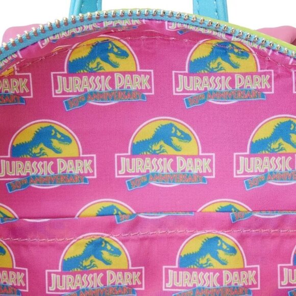 NEW Loungefly Jurassic Park 30th Anniversary Mini Backpack SDCC Limited Edition - Picture 6 of 16